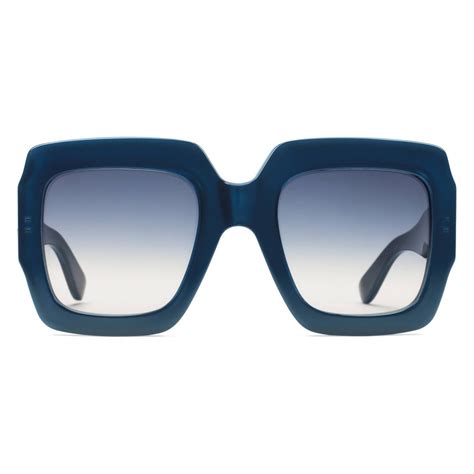 blue gucci eyeglasses|blue gucci sunglasses.